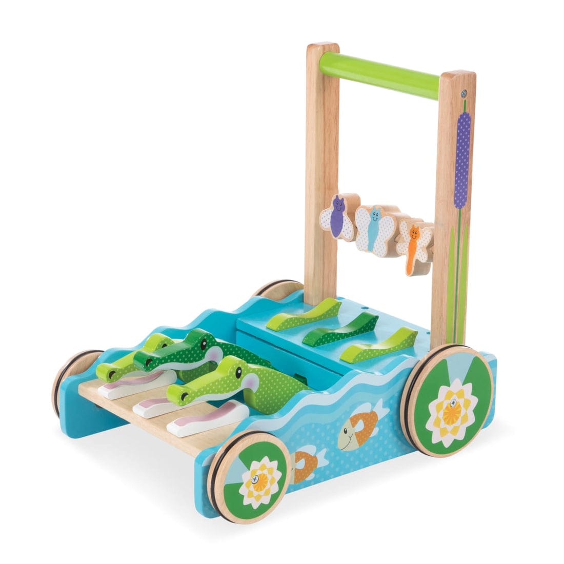 Melissa & Doug Melissa & Doug First Play Chomp & Clack Alligator Push Toy - Little Miss Muffin Children & Home
