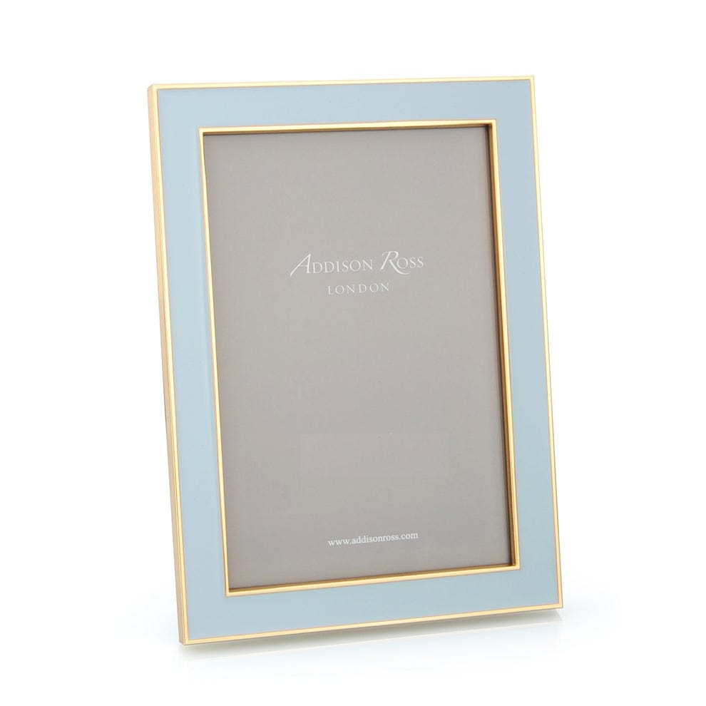 Addison Ross Ltd Powder Blue Enamel & Gold Frame 5x7 - Little Miss Muffin Children & Home