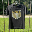 Bon Temps Boutique Bon Temps Boutique Saints Shield Hooded Short Sleeve Dry Fit Tee - Little Miss Muffin Children & Home