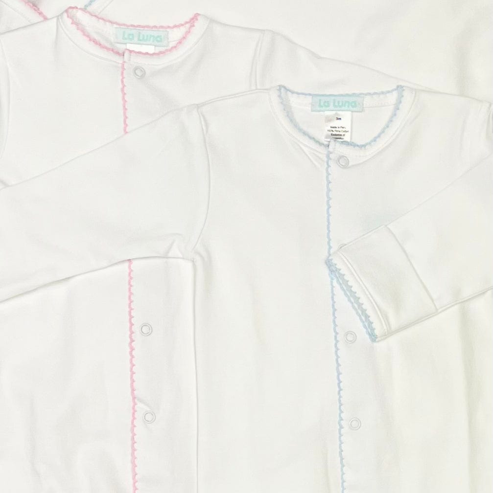 Lulu Bebe Lulu Bebe Pima Girl Converter White/Pink - Little Miss Muffin Children & Home