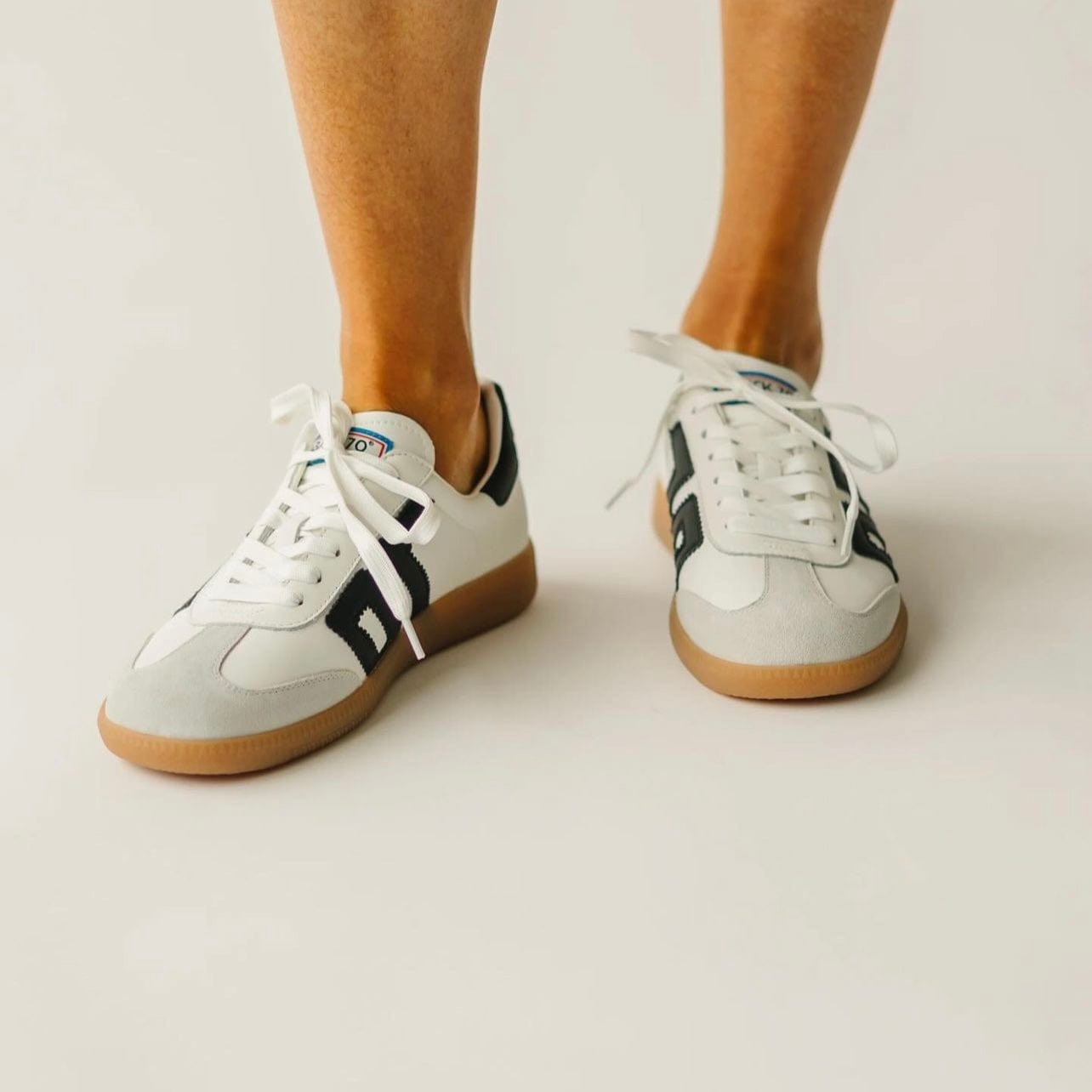 Back 70 Streetwear Back 70 Streetwear Cloud Sneakers in White & Black - Little Miss Muffin Children & Home