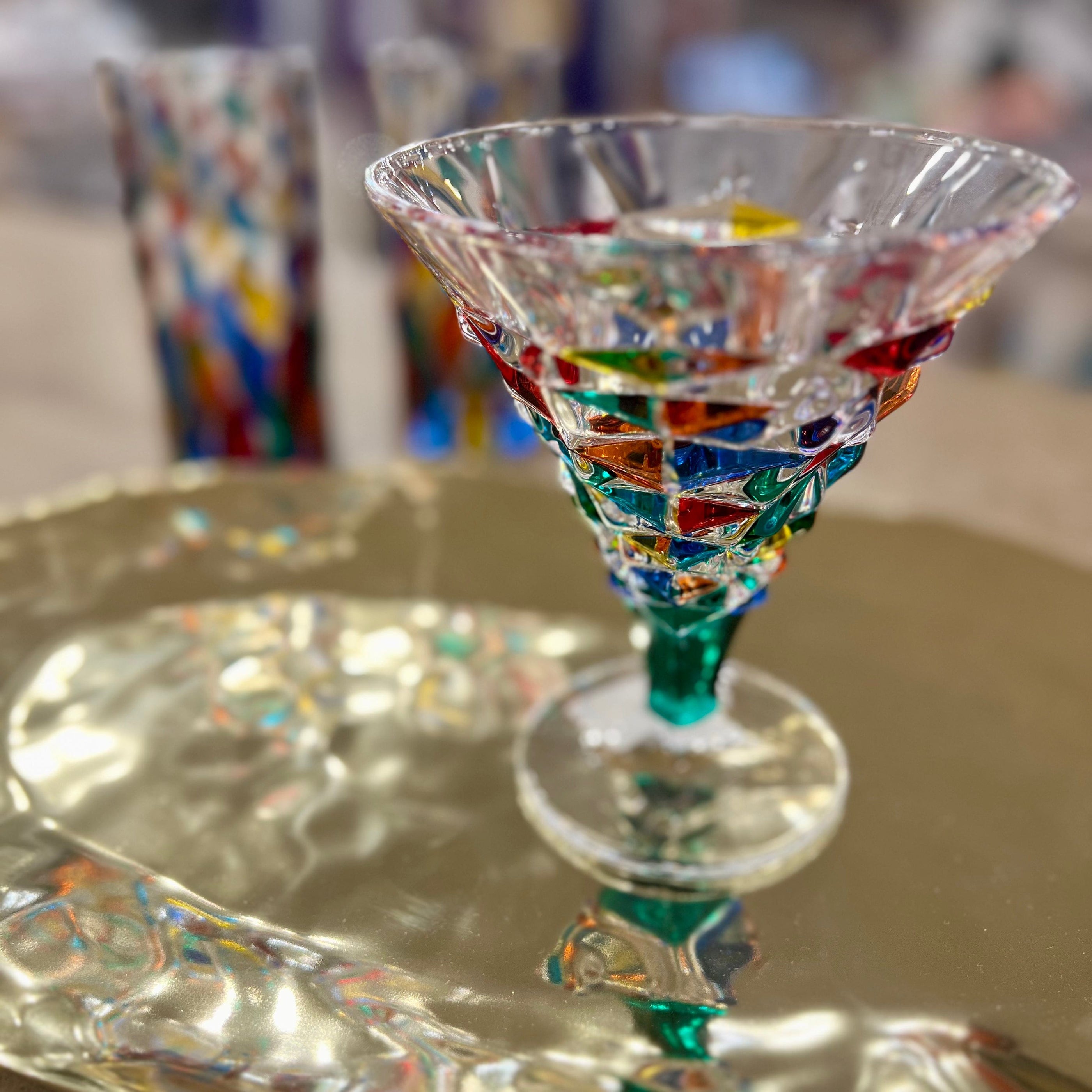 Gage Gage Glacier Compote Martini Glass - Little Miss Muffin Children & Home