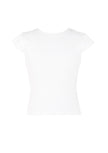 Casero & Associates White The Harper Top - Little Miss Muffin Children & Home