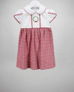 Charming Little One Merry Christmas Wreath Hazel Dress - Little Miss Muffin Children & Home