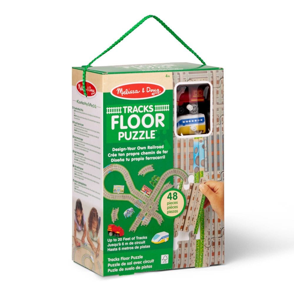 Melissa & Doug Design Your Own Railroad Floor Puzzle - Little Miss Muffin Children & Home