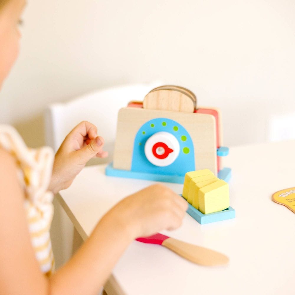 Melissa & Doug Bread & Butter Toaster Set - Little Miss Muffin Children & Home