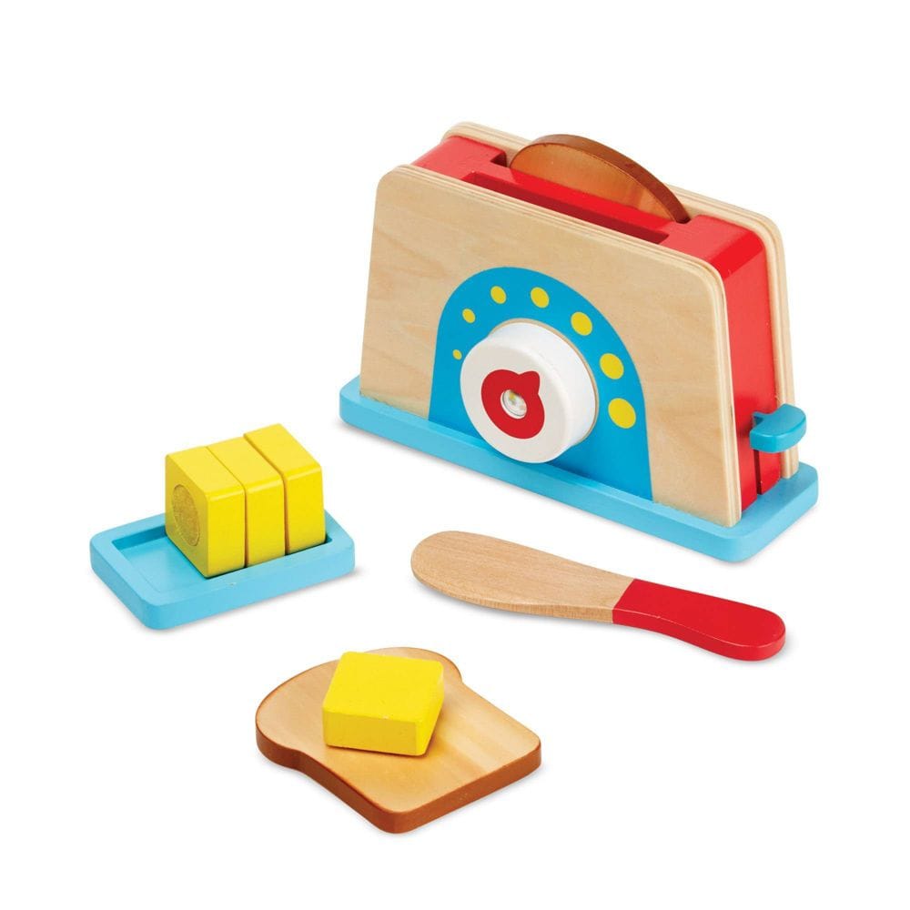 Melissa & Doug Bread & Butter Toaster Set - Little Miss Muffin Children & Home