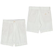 Mayoral Usa Inc Mayoral Linen Dress Shorts in Cream - Little Miss Muffin Children & Home