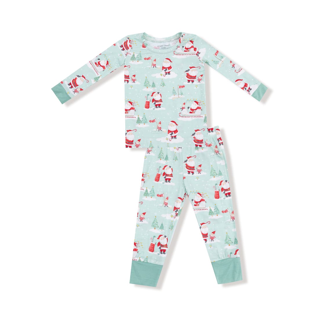 Golfing Santa and Elves Long Sleeve Loungewear