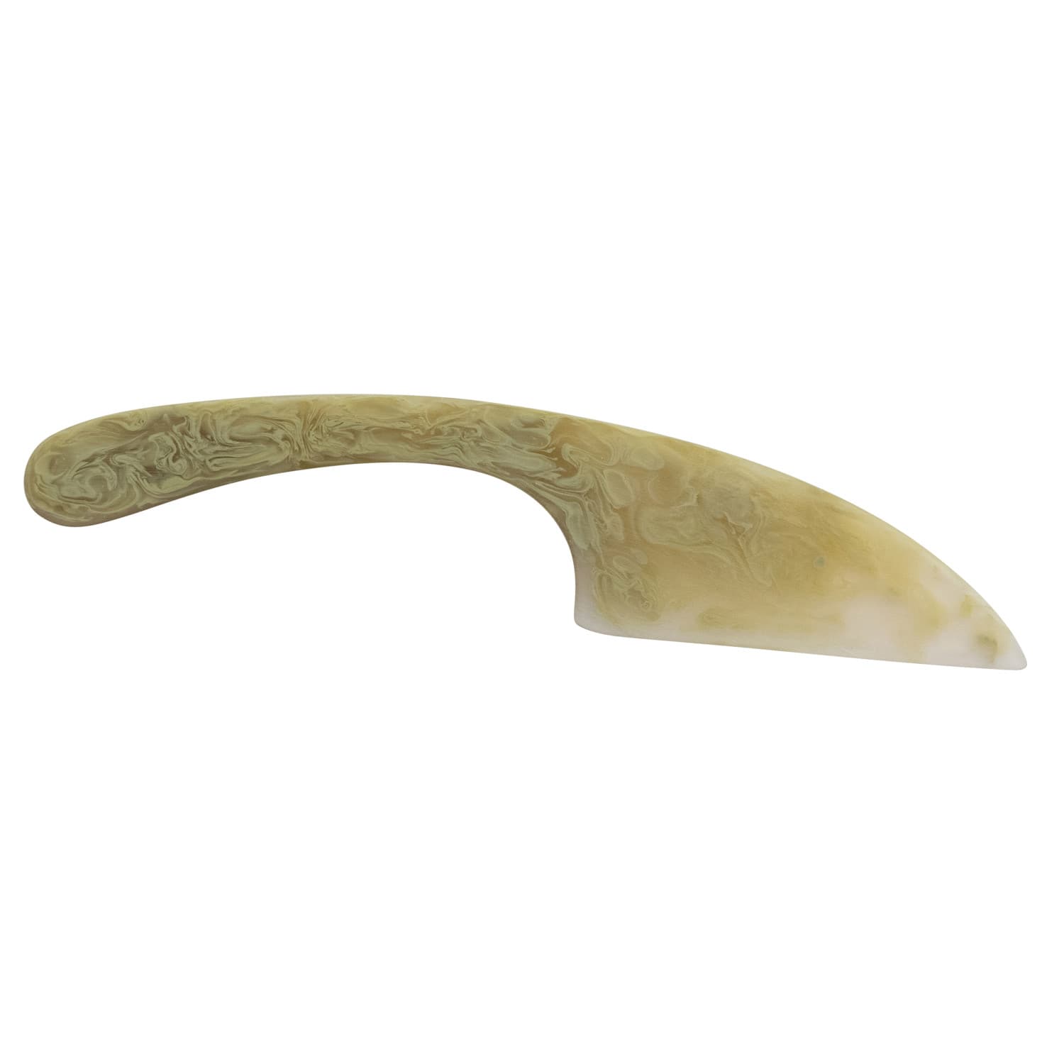 Green Marbled Resin Cheese Knife 