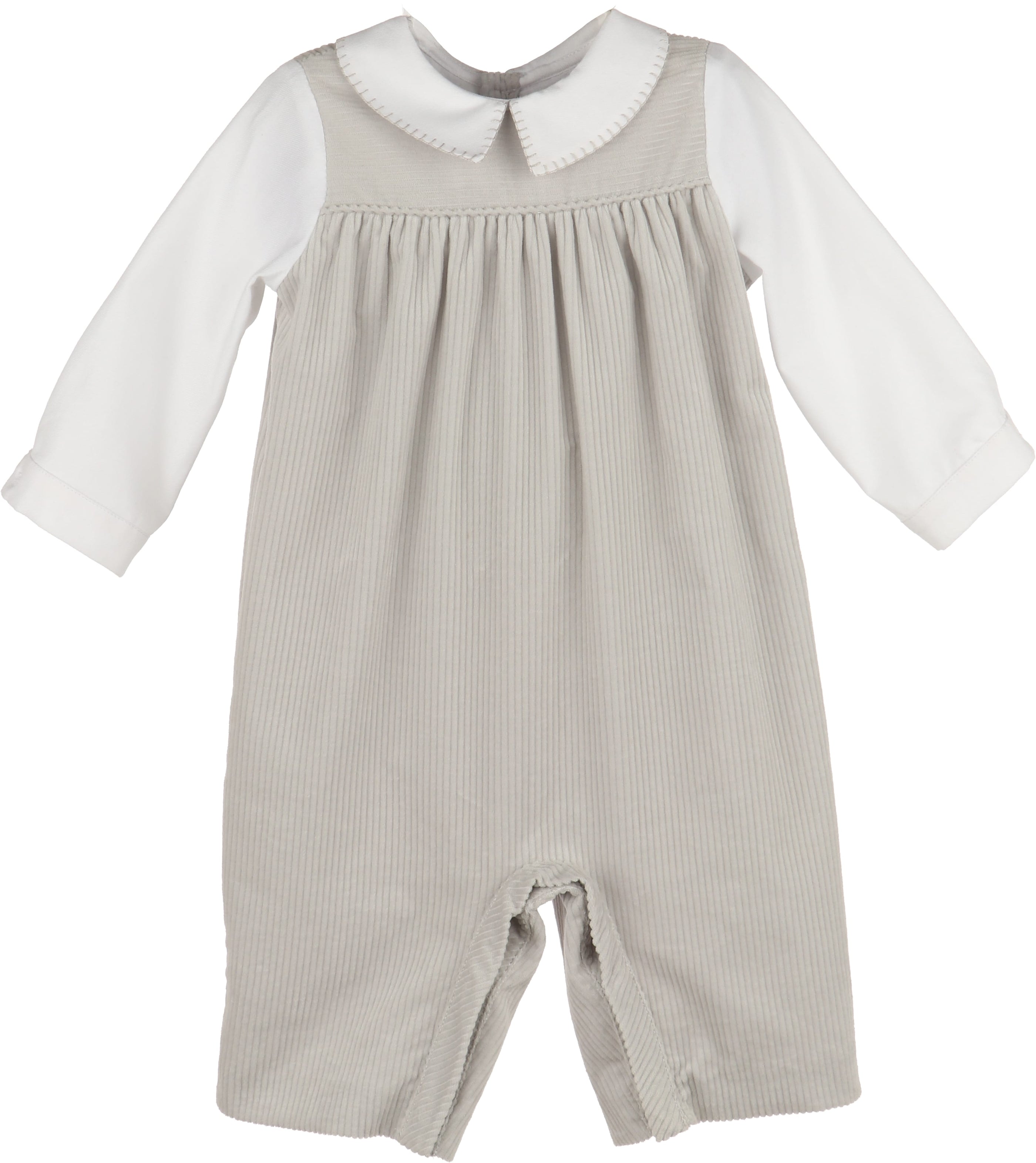 Grey Cord Boy Overall