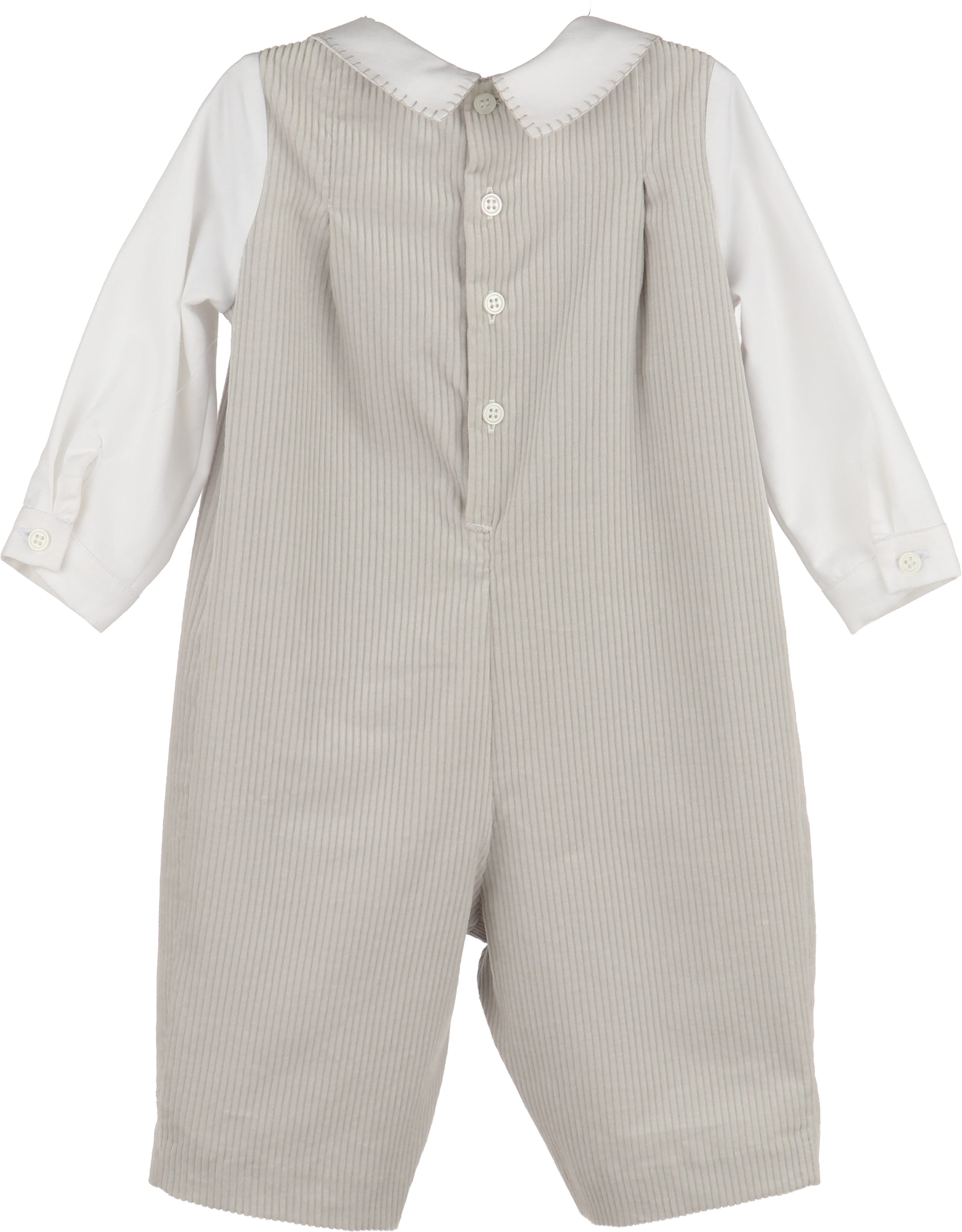 Grey Cord Boy Overall