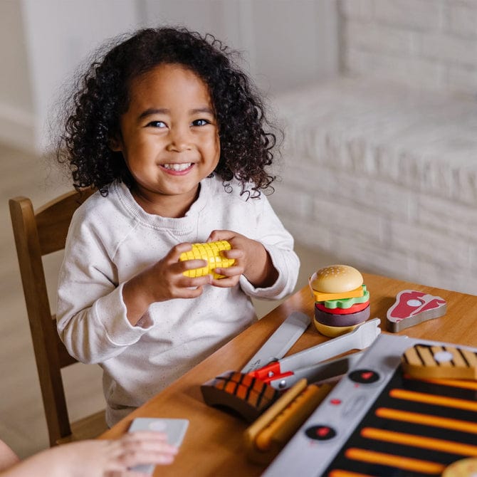 Melissa & Doug Melissa & Doug Deluxe Grill & Serve BBQ Set - Little Miss Muffin Children & Home