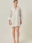 Guipure Lace Mini Dress