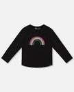 Organic Cotton Long Sleeve T-Shirt in Anthracite