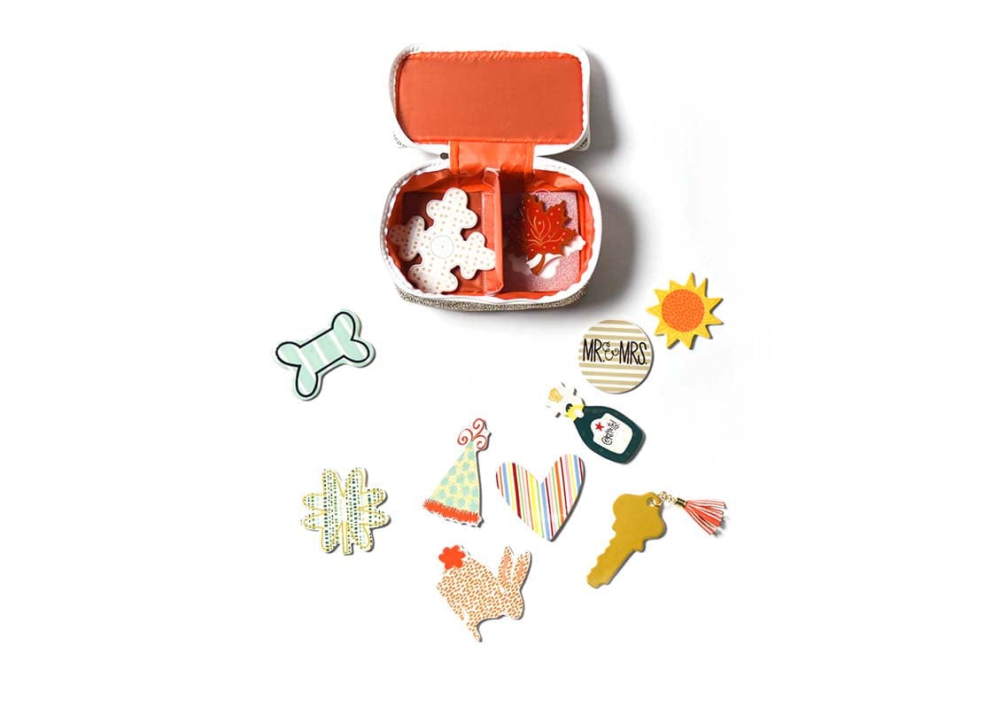 Coton Colors Company Coton Colors Company Happy Everything Attachment Bag Gold - Little Miss Muffin Children & Home