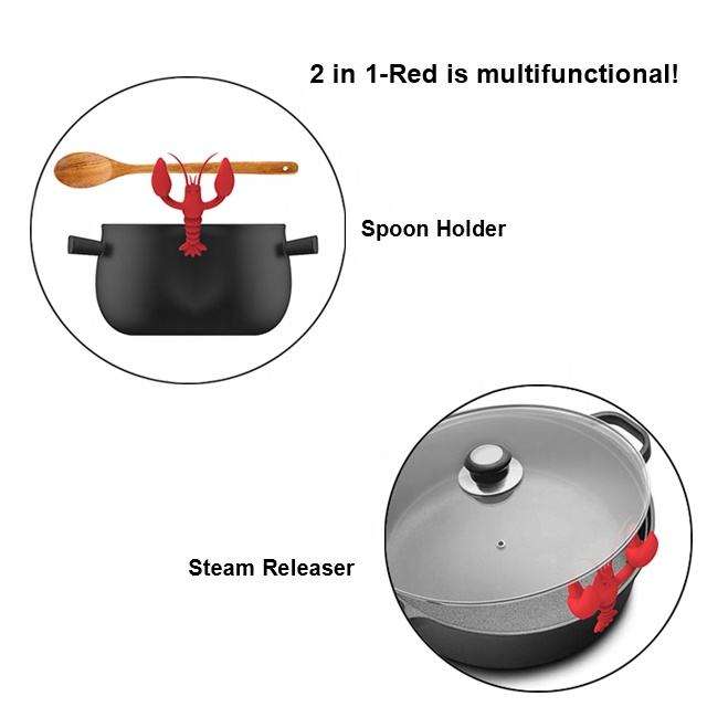 Little Miss Muffin Exclusive Silicone Crawfish Pot Clip Spoon Rest - Little Miss Muffin Children & Home