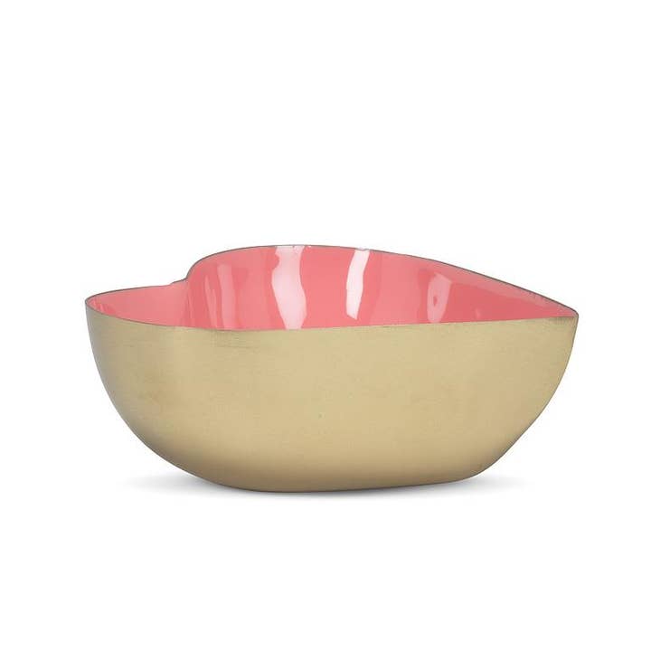 Heart Shaped Enamel Bowl