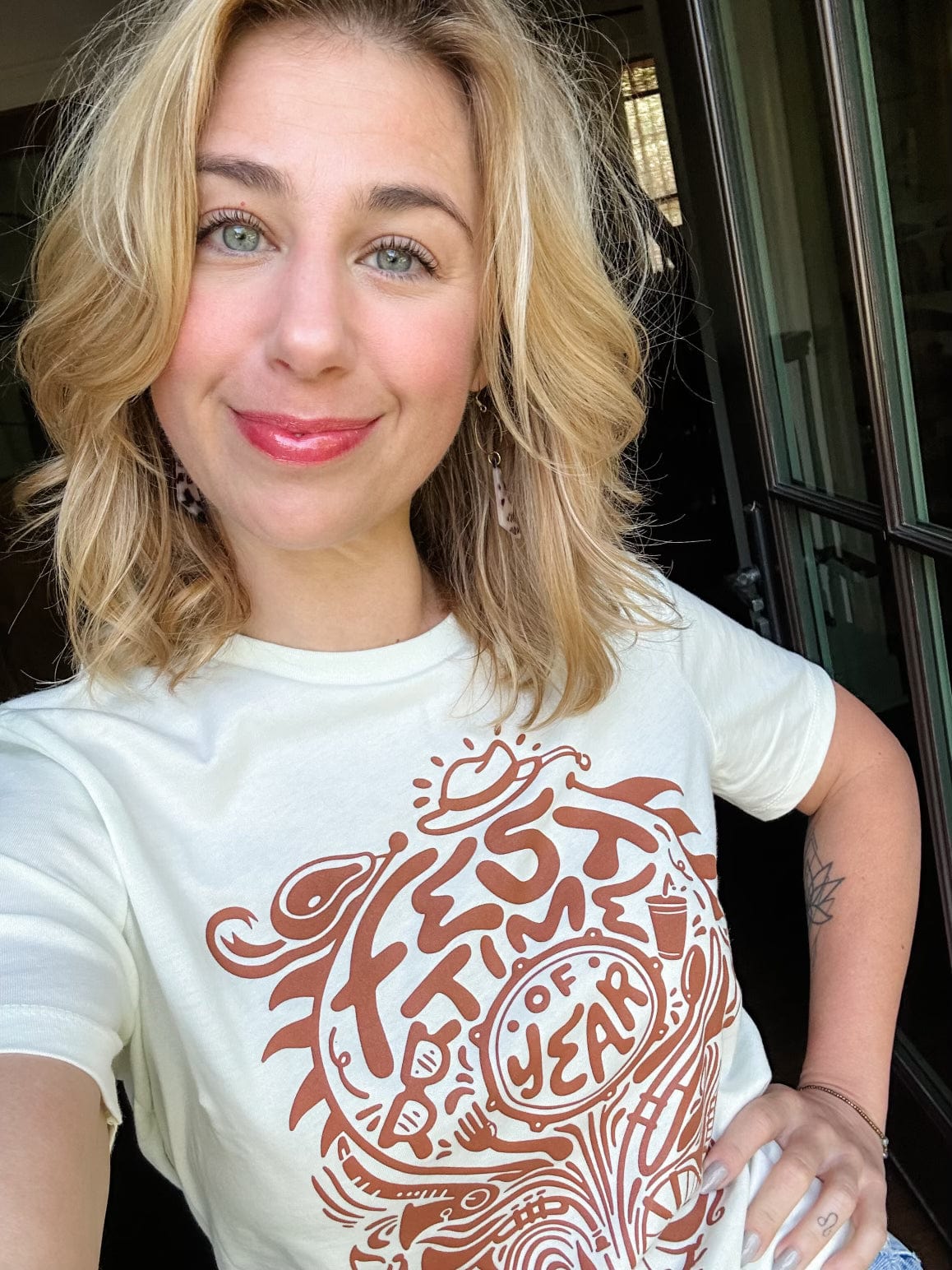 Whereable Art Whereable Art Fest Time of Year Ladies Tee - Little Miss Muffin Children & Home