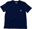 Lulu Bebe Lulu Bebe Ethan Crew Neck Shirt in Navy - Little Miss Muffin Children & Home