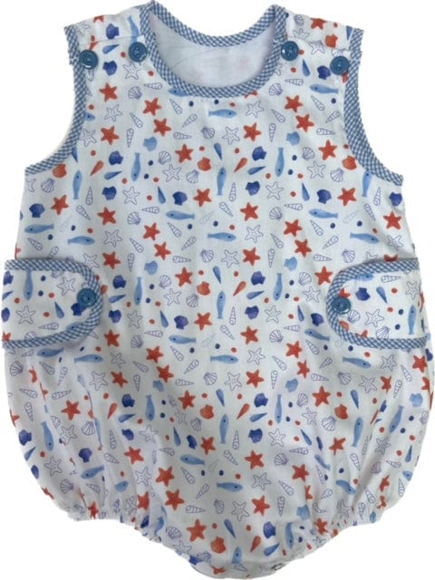 Lulu Bebe Lulu Bebe Seashell Print Cam Bubble - Little Miss Muffin Children & Home