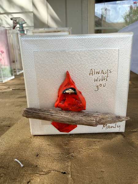 Red Bird Assorted Paintings