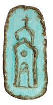 Creative Co-op Creative Co-op Decorative Embossed Cast Iron Dish with Church, 3 Colors available - Little Miss Muffin Children & Home