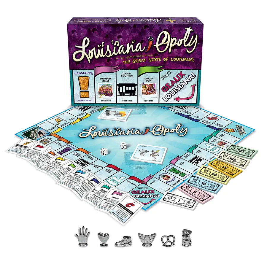 Louisiana Opoly (state) Board Game, by Late for the Sky