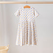 Nola Tawk Black & Gold Fleur de Lis Organic Cotton Twirl Dress - Little Miss Muffin Children & Home