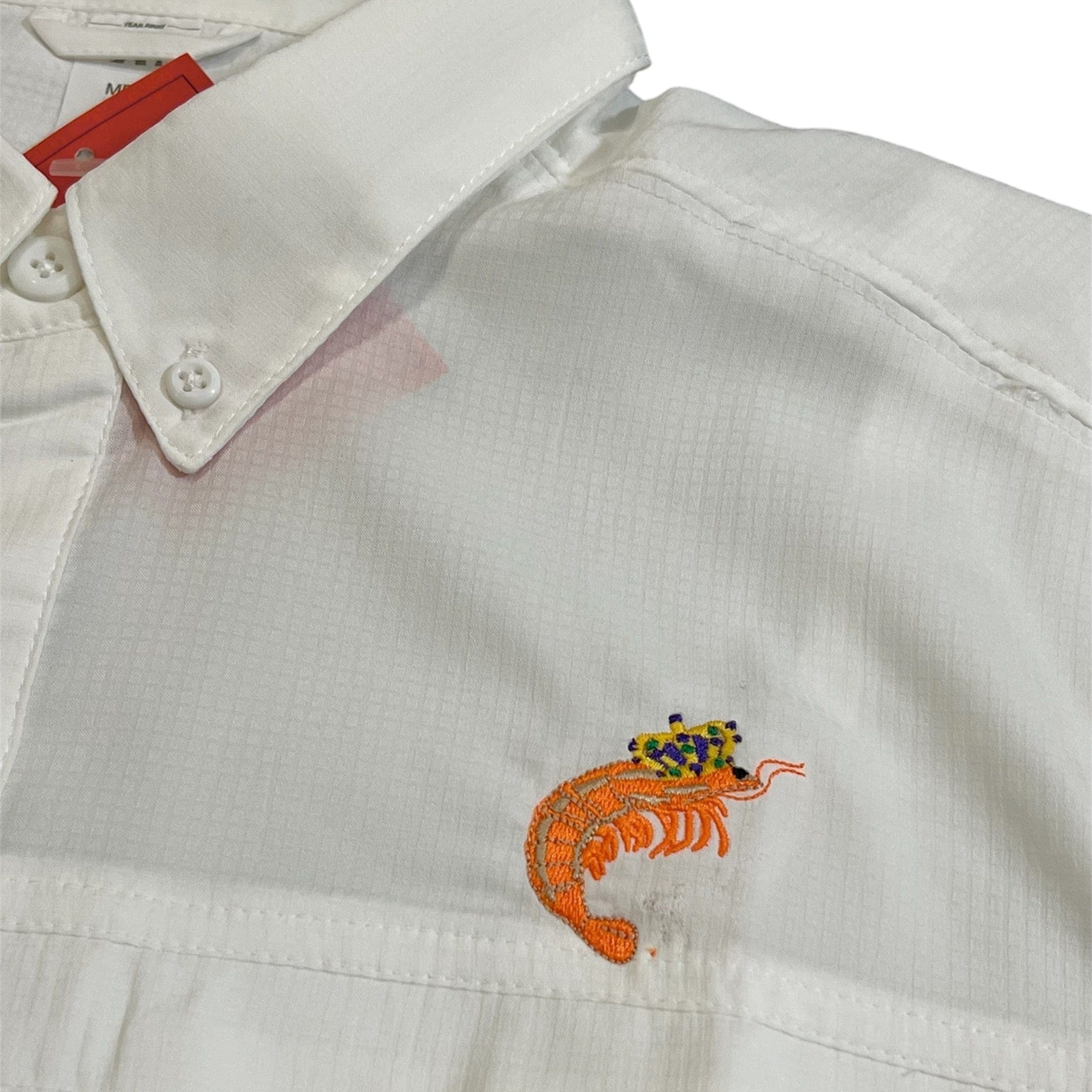 Whereable Art WHEREable Art Mardi Gras Shrimp with Crown Fishing Shirt - Little Miss Muffin Children & Home