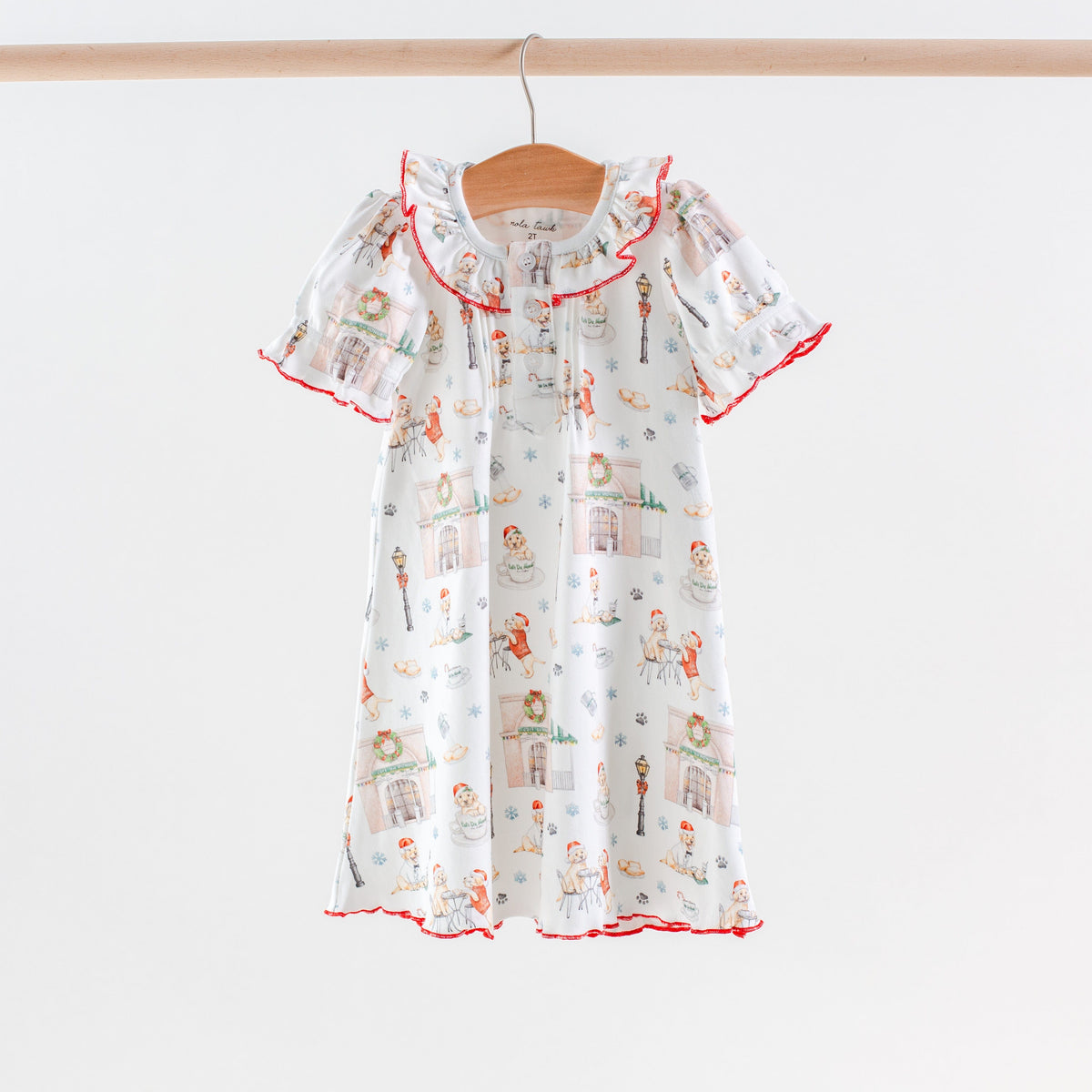 Nola Tawk Nola Tawk Beignet Holiday Organic Cotton Play Dress - Little Miss Muffin Children & Home