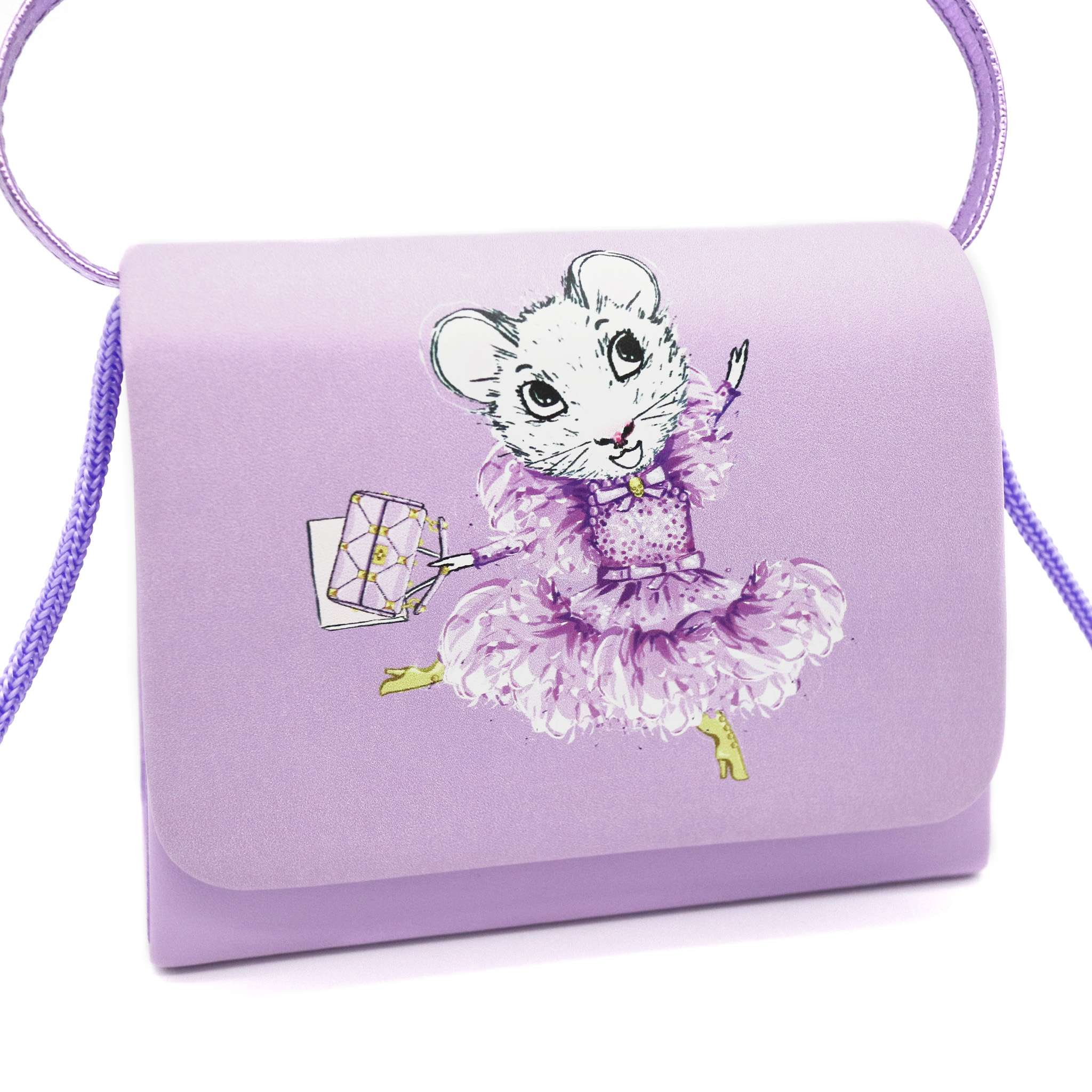 Pink Poppy Claris The Secret Crown Mini Handbag in Lilac - Little Miss Muffin Children & Home