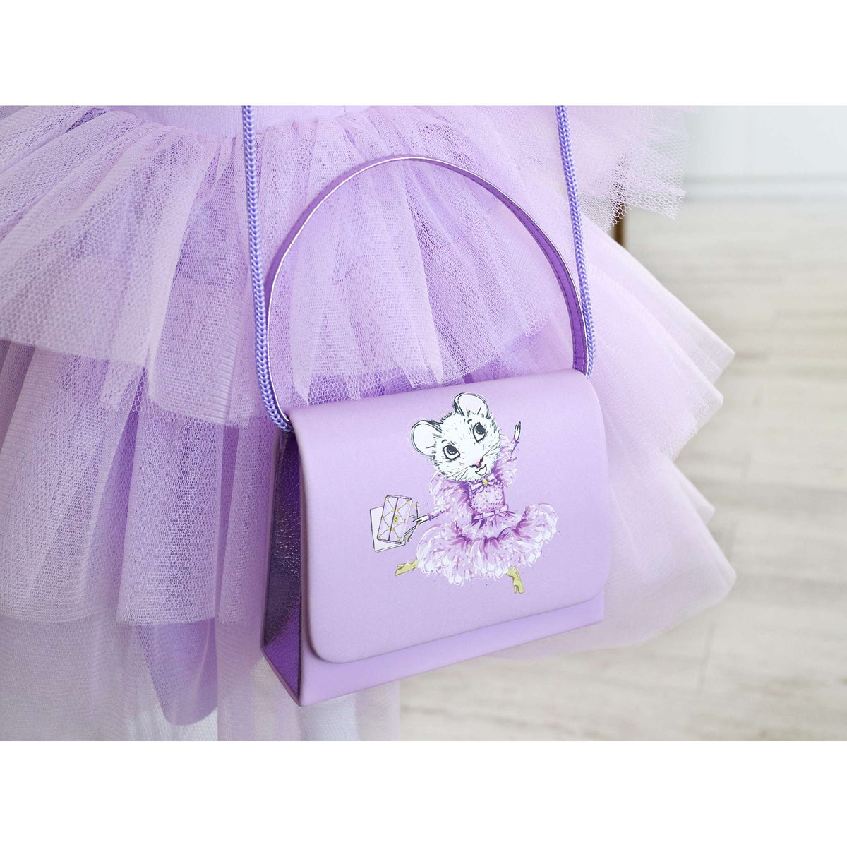 Pink Poppy Claris The Secret Crown Mini Handbag in Lilac - Little Miss Muffin Children & Home