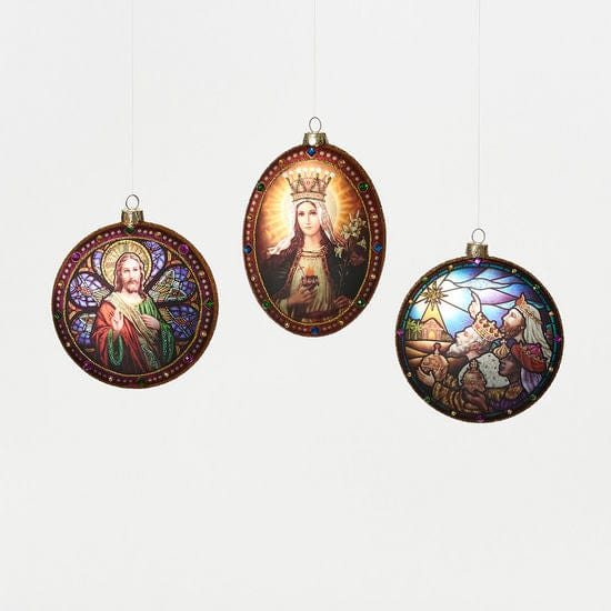 180 Degrees 180 Degrees Religious Medallion Ornament, 3 Styles Available - Little Miss Muffin Children & Home