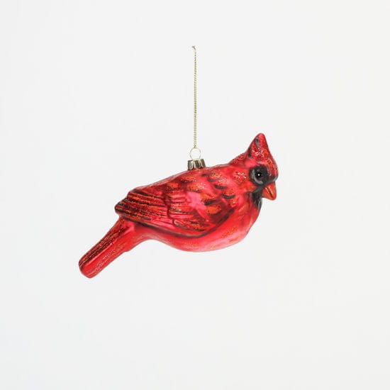 180 Degrees 180 Degrees 7" Glass Cardinal Ornament - Little Miss Muffin Children & Home