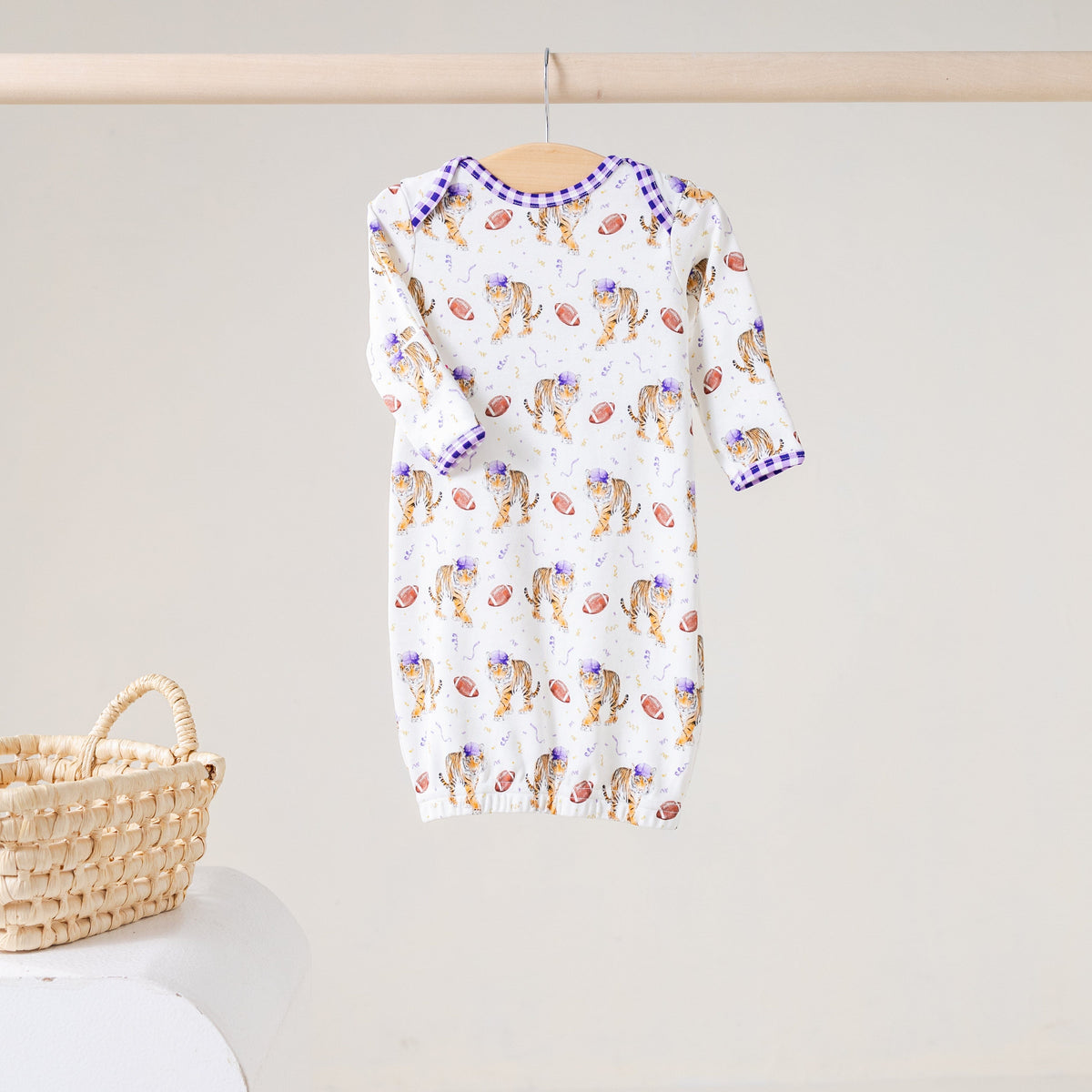Nola Tawk Kickoff in Louisiana Organic Cotton Kids Pajamas - Little Miss Muffin Children & Home