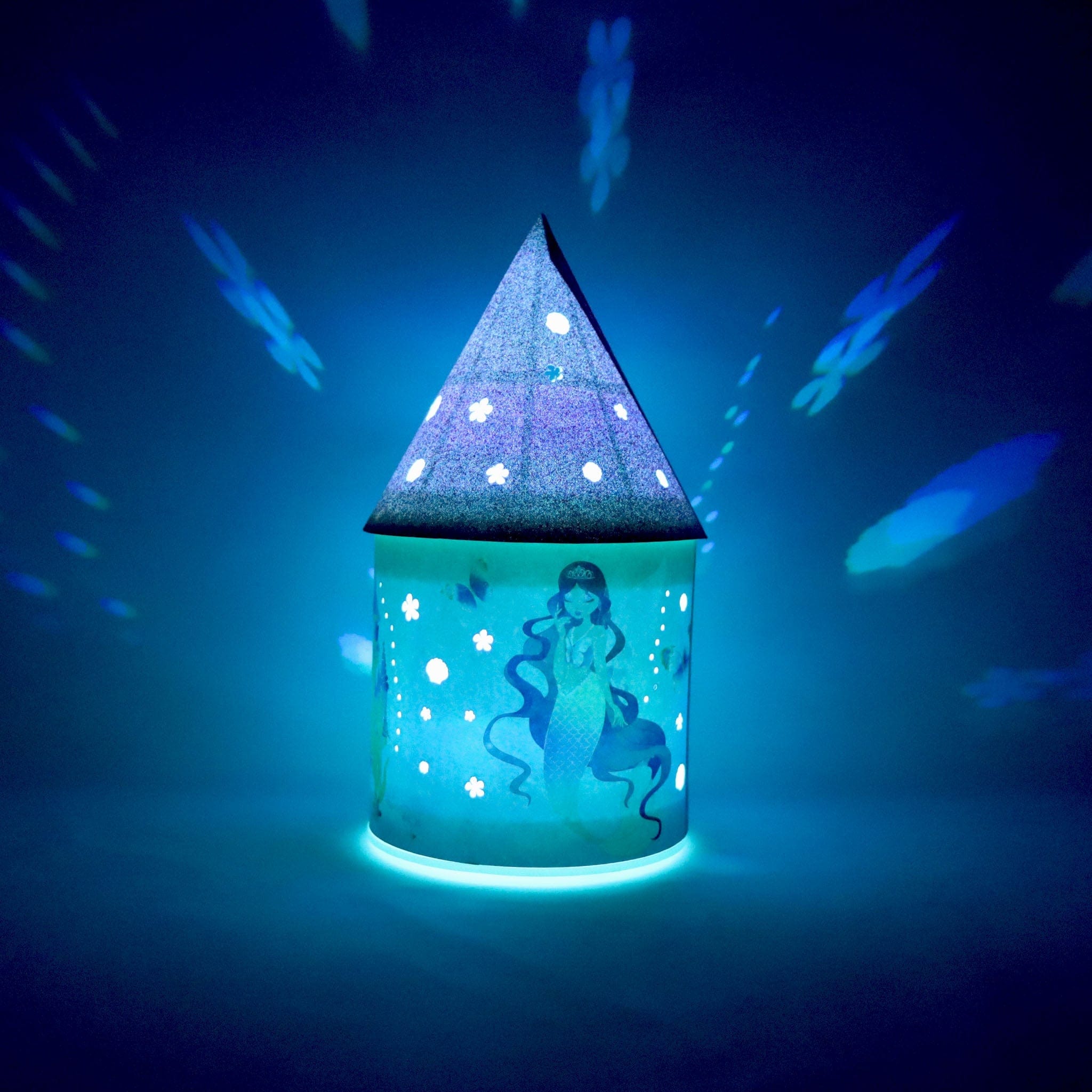 Pink Poppy Pink Poppy Shimmering Mermaid Color Changing Glitter Night Light - Little Miss Muffin Children & Home