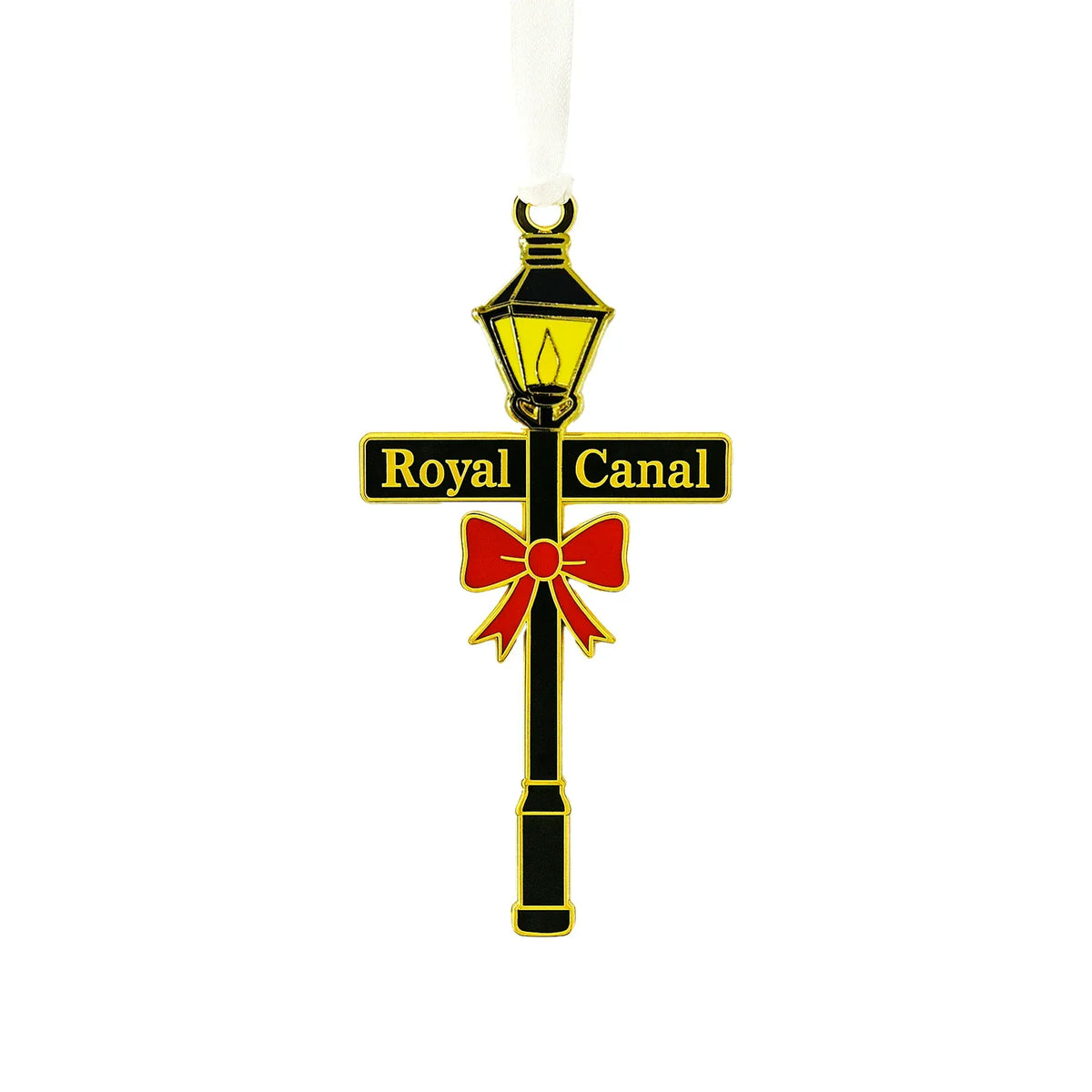 Lamp post enamel New Orleans ornament 