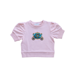 Lily Sequin Carriage Puff Sleeve Top