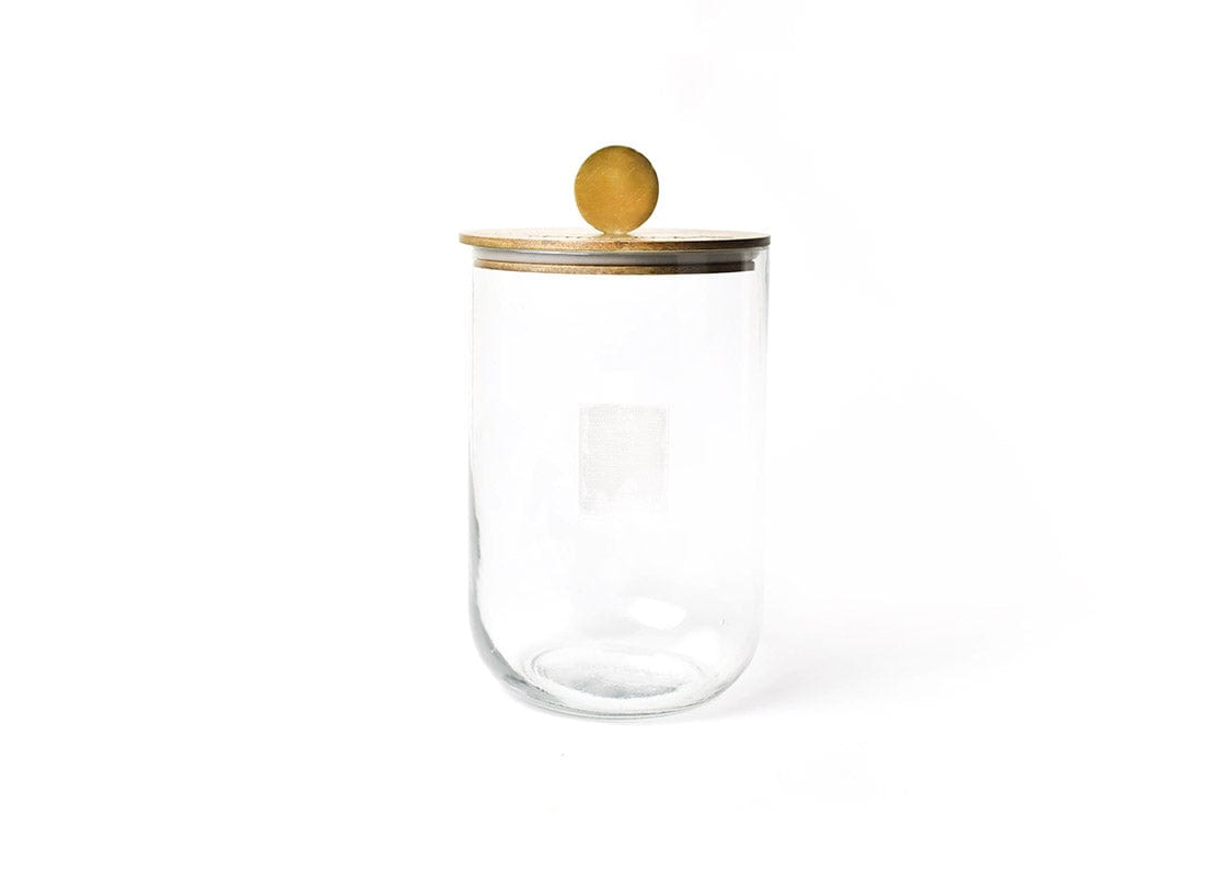 Coton Colors Company Coton Colors Company  Happy Everything Mini Wooden Lid Glass Jar - Little Miss Muffin Children & Home