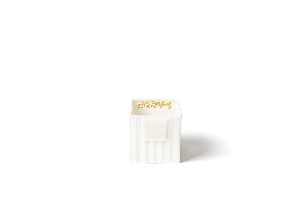 Coton Colors Company Coton Colors Company White Stripe Mini Nesting Cube Small - Little Miss Muffin Children & Home
