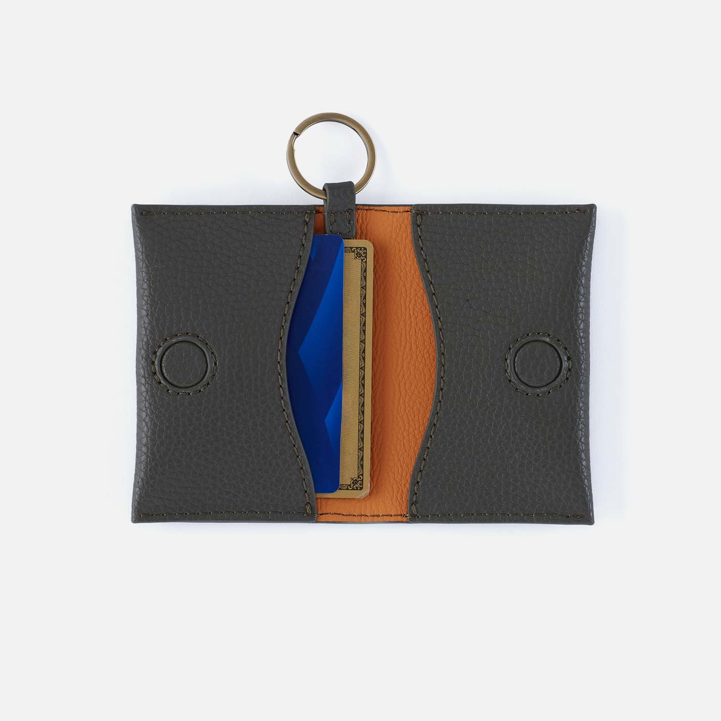 Hobo Vida Card Case in Micro Pebbled Leather, Desert Palm - Little Miss Muffin Children & Home