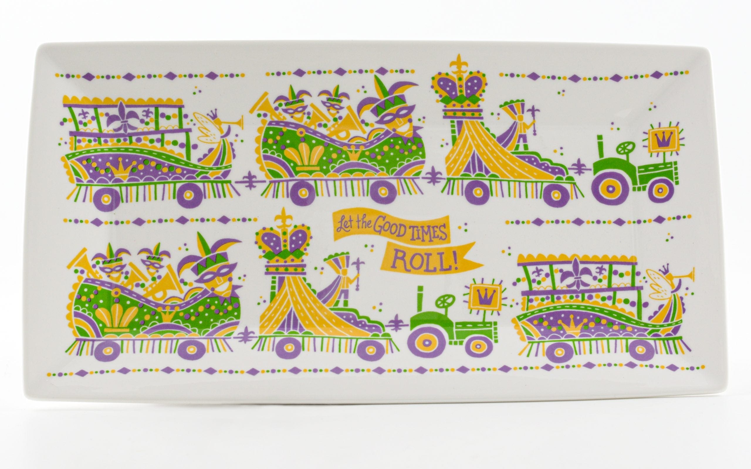 Second Line Ventures The Parish Line Let the Good Times Roll Small Platter - Little Miss Muffin Children & Home