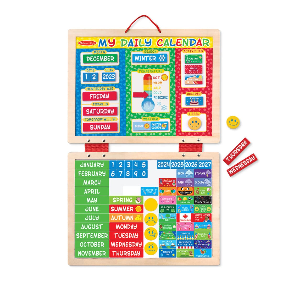 Melissa & Doug Melissa & Doug My Magnetic Daily Calendar - Little Miss Muffin Children & Home