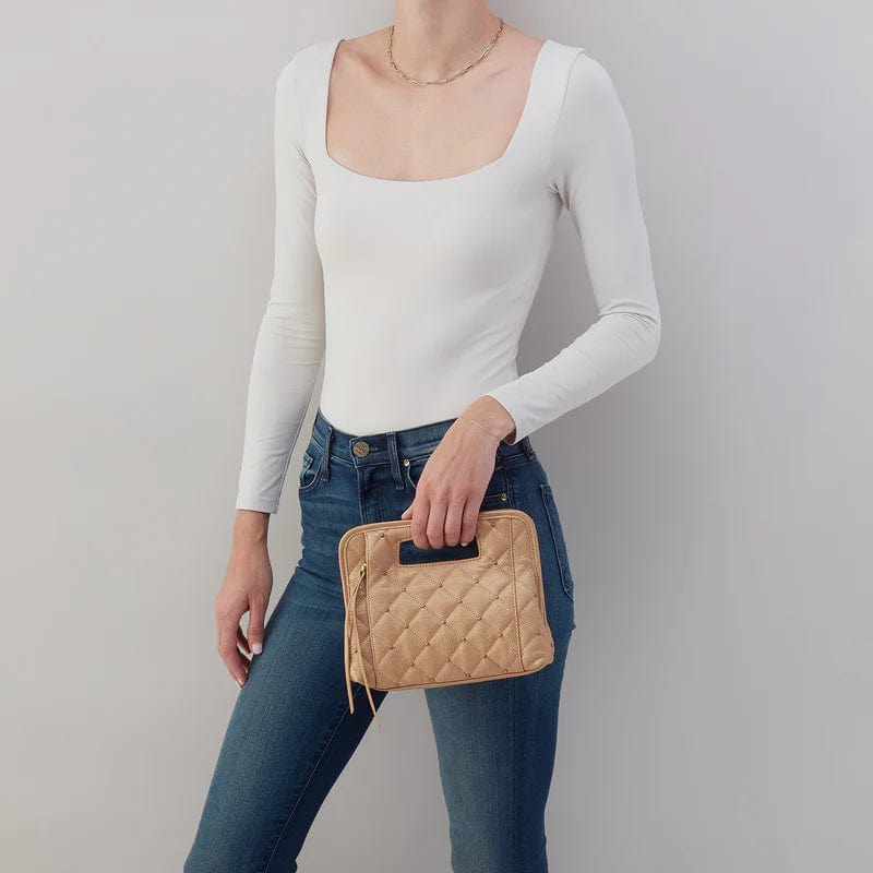 Hobo Hobo Ace Clutch In Dusty Gold - Little Miss Muffin Children & Home