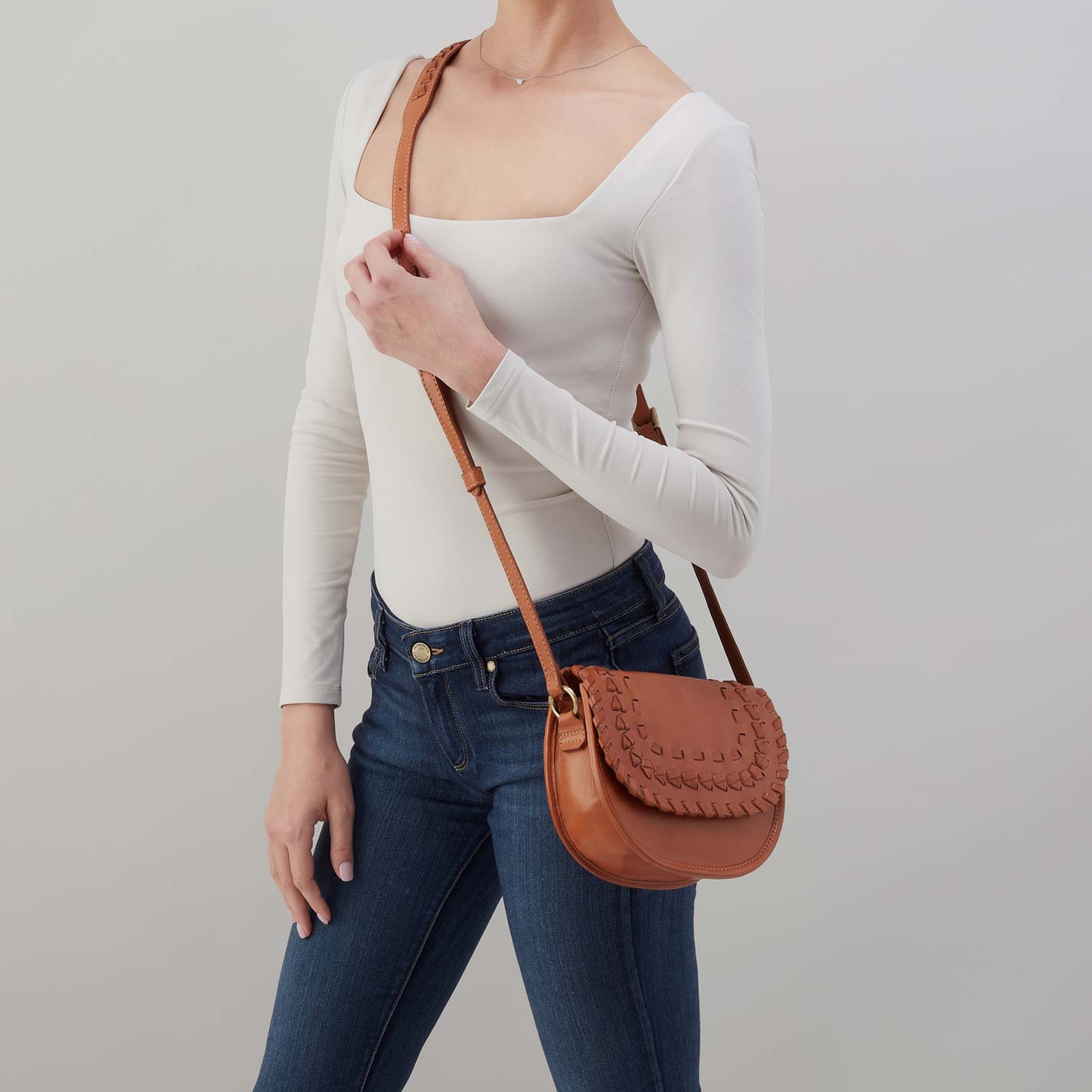 Hobo Kiva Small Crossbody in Washed Leather, Harvest Wheat - Little Miss Muffin Children & Home