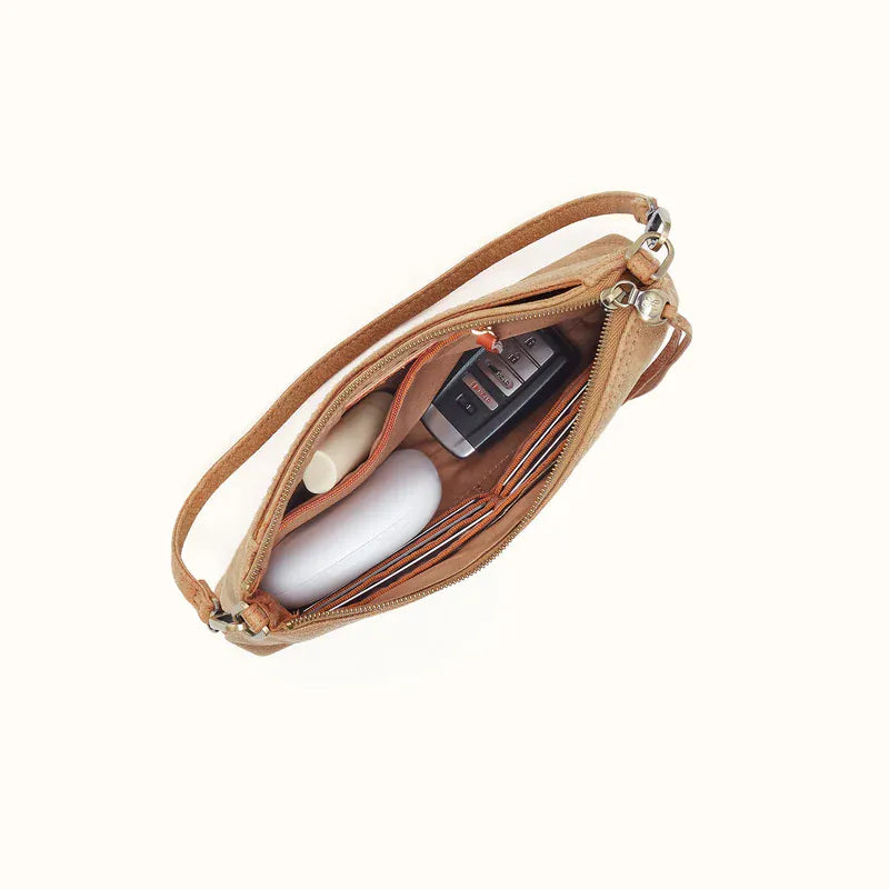 Hobo Hobo Darcy Crossbody Bag in Buffed Leather - Whiskey - Little Miss Muffin Children & Home