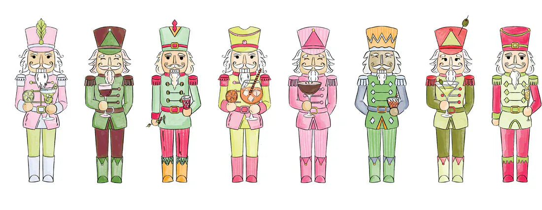 Southern Soiree Bartender Nutcracker Cocktails Frosted Pearl Full Wrap Cups - Little Miss Muffin Children & Home