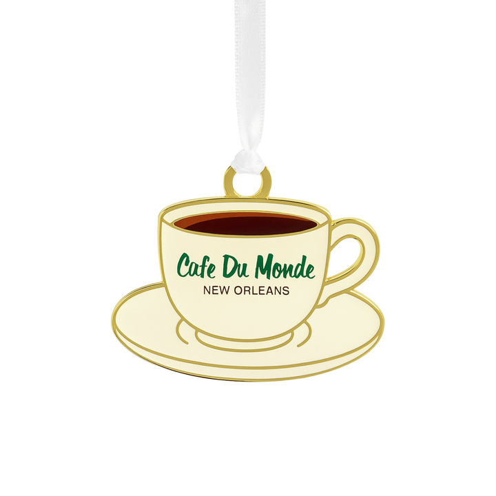 Nola Tawk Café Du Monde Coffee Cup Enamel Ornament - Little Miss Muffin Children & Home