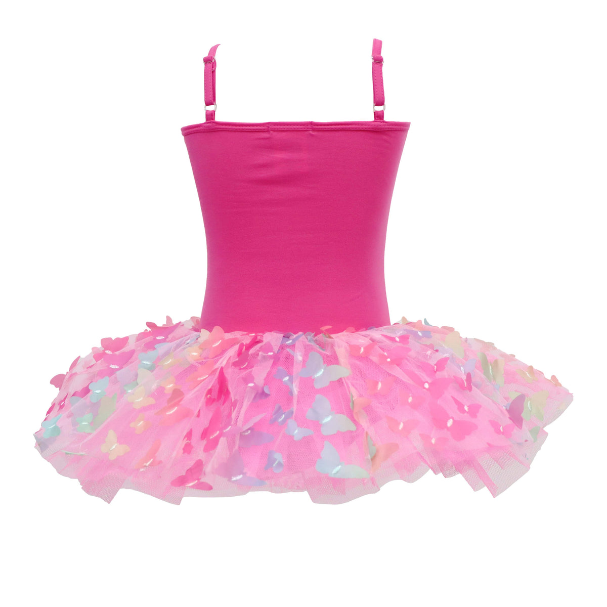 Rainbow Butterfly Tutu in Hot Pink
